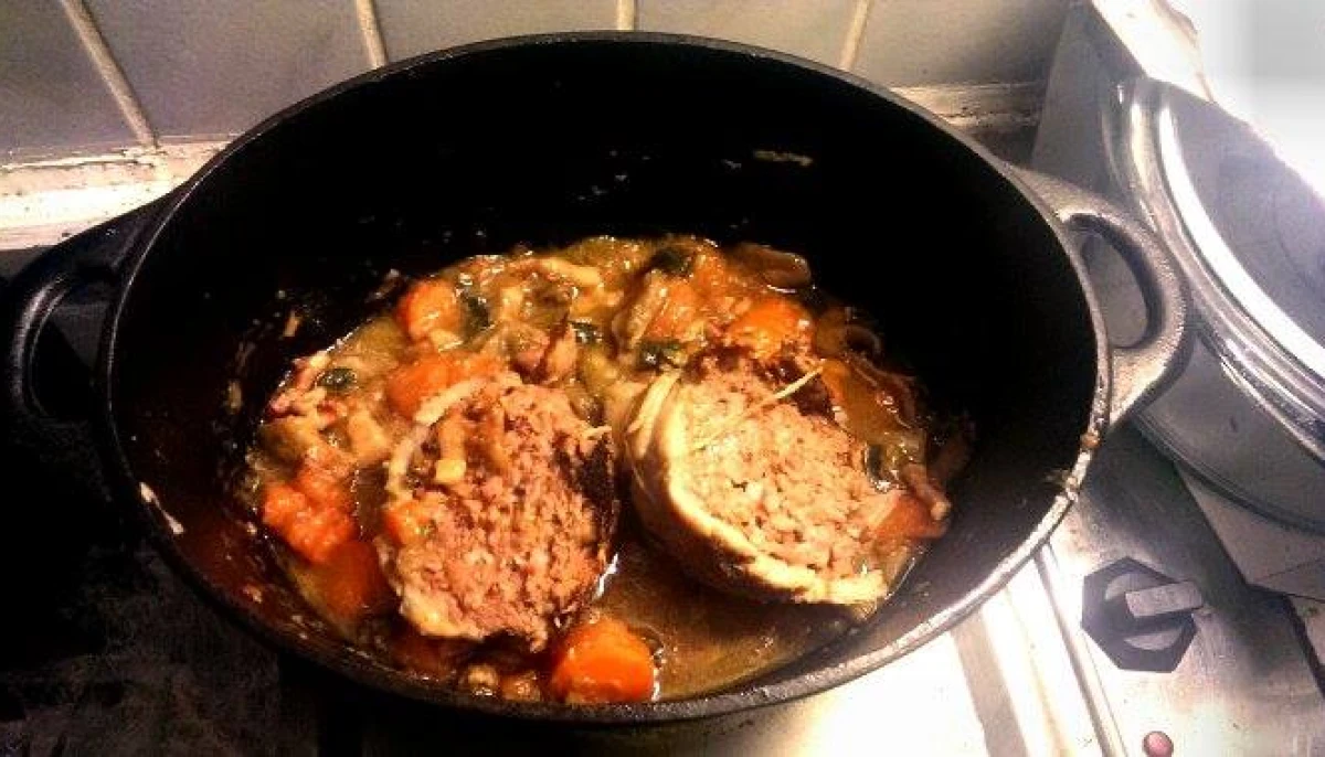 Roti de porc en cocotte