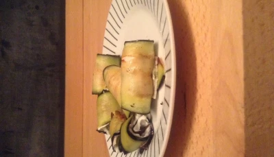 Roulades aubergines-poulet-chèvre