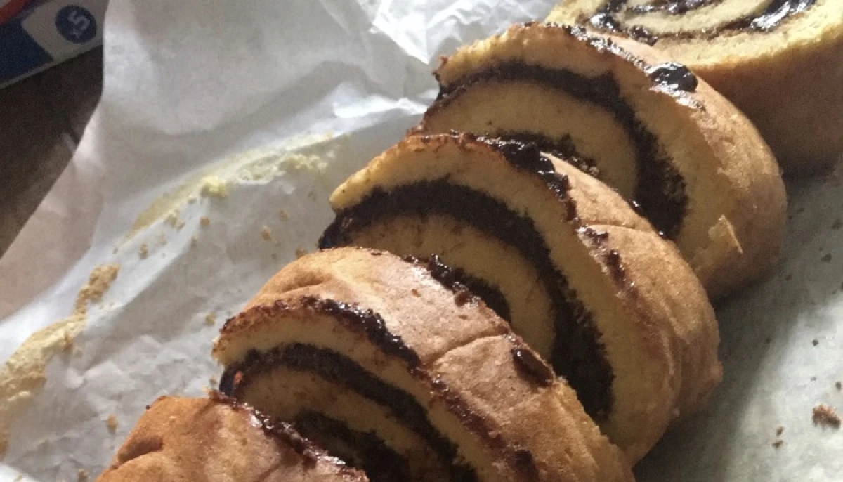 Roulé au chocolat