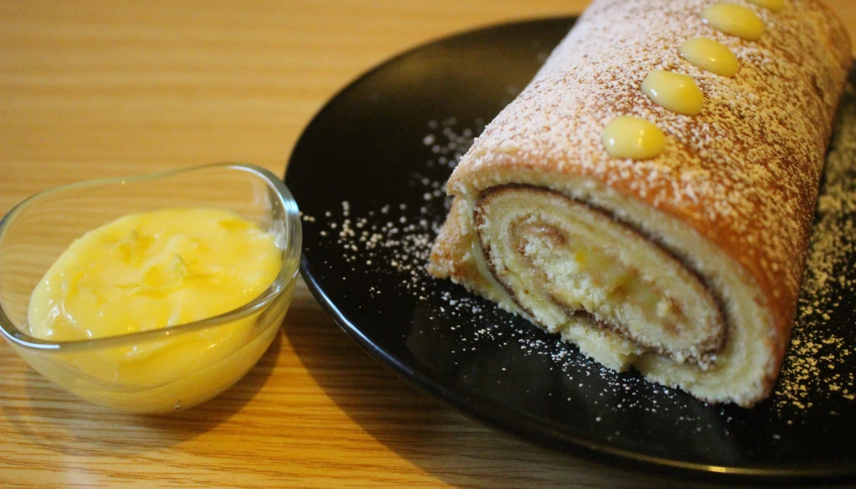 Roulé au lemon curd