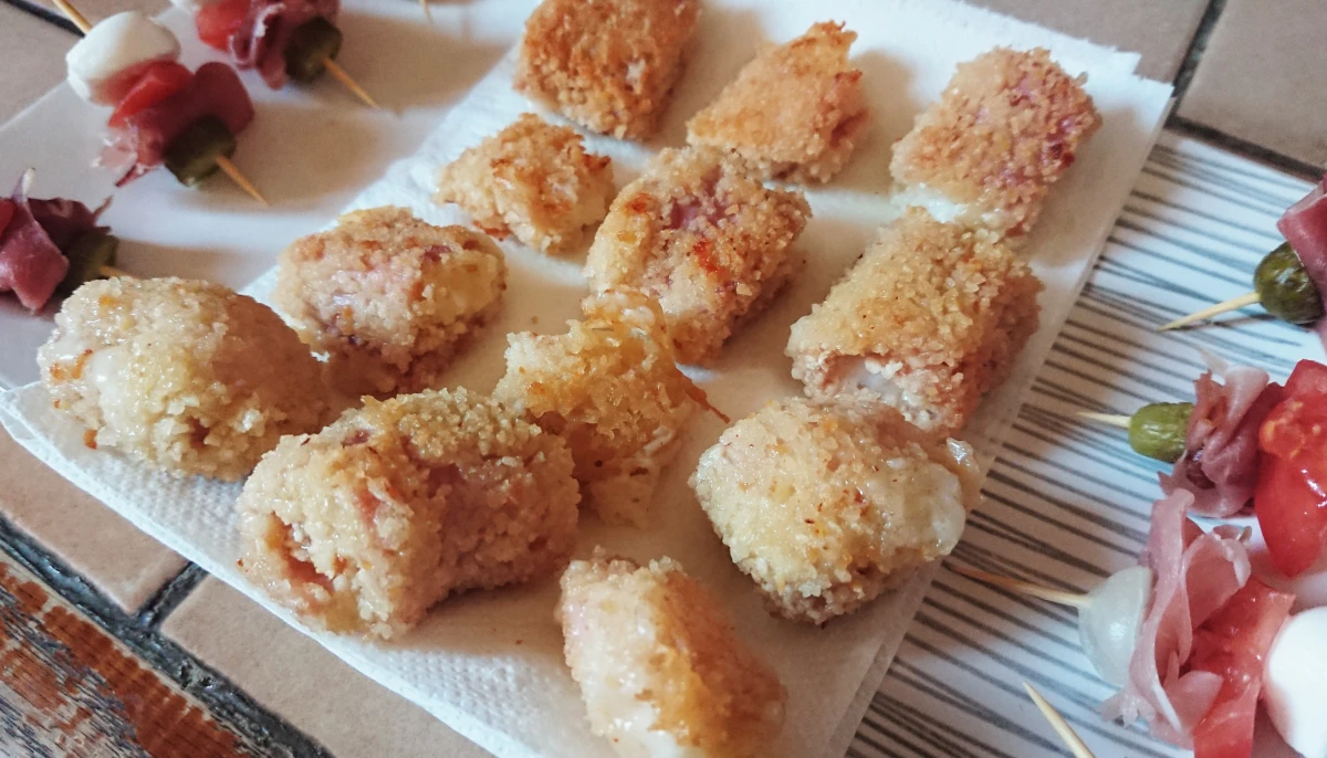 Roulés au chèvre et au jambon