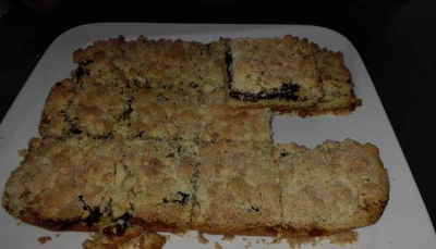 Sablé confiture et crumble