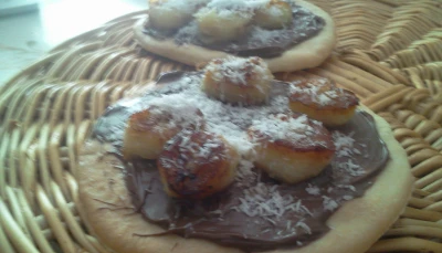 Sablés à la banane et au nutella