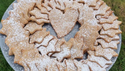 Sablés de Noël à la farine de châtaigne