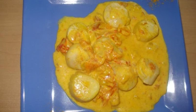 Saint-Jacques au curcuma