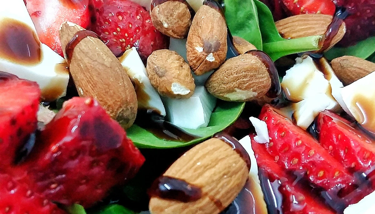 Salade Américaine Fraisépinard !