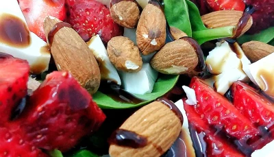 Salade Américaine Fraisépinard !