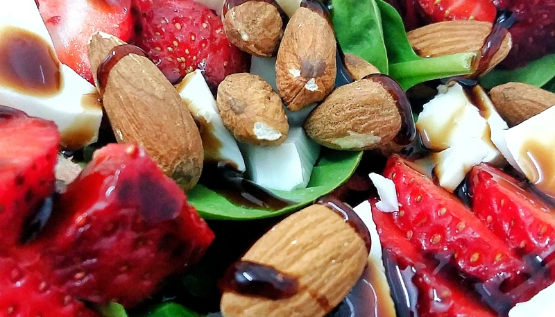 Salade Américaine Fraisépinard !