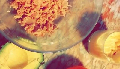 Salade Avocat / Thon / Pamplemousse