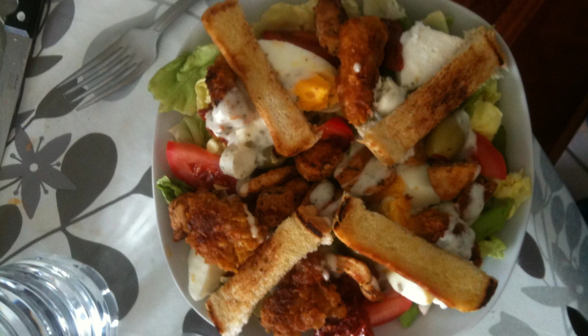 Salade césar gourmande