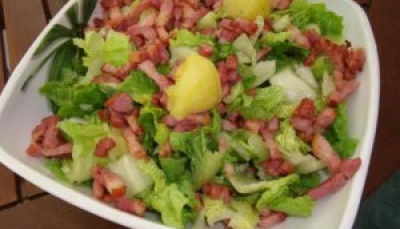 salade chaude "campagnarde" de mon chéri