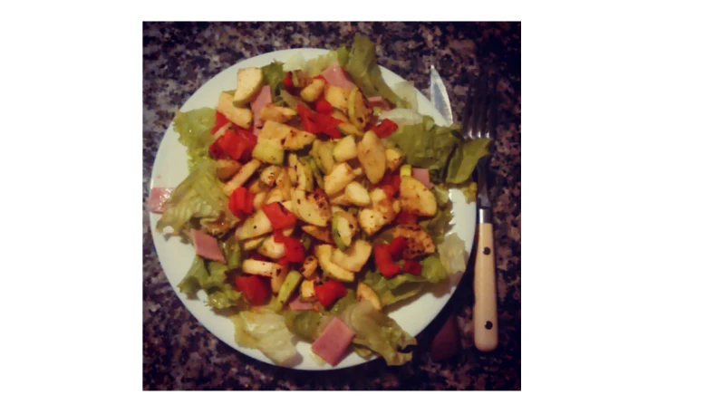 Salade chaude et douce