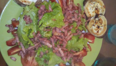 Salade chèvre chaud & lardons