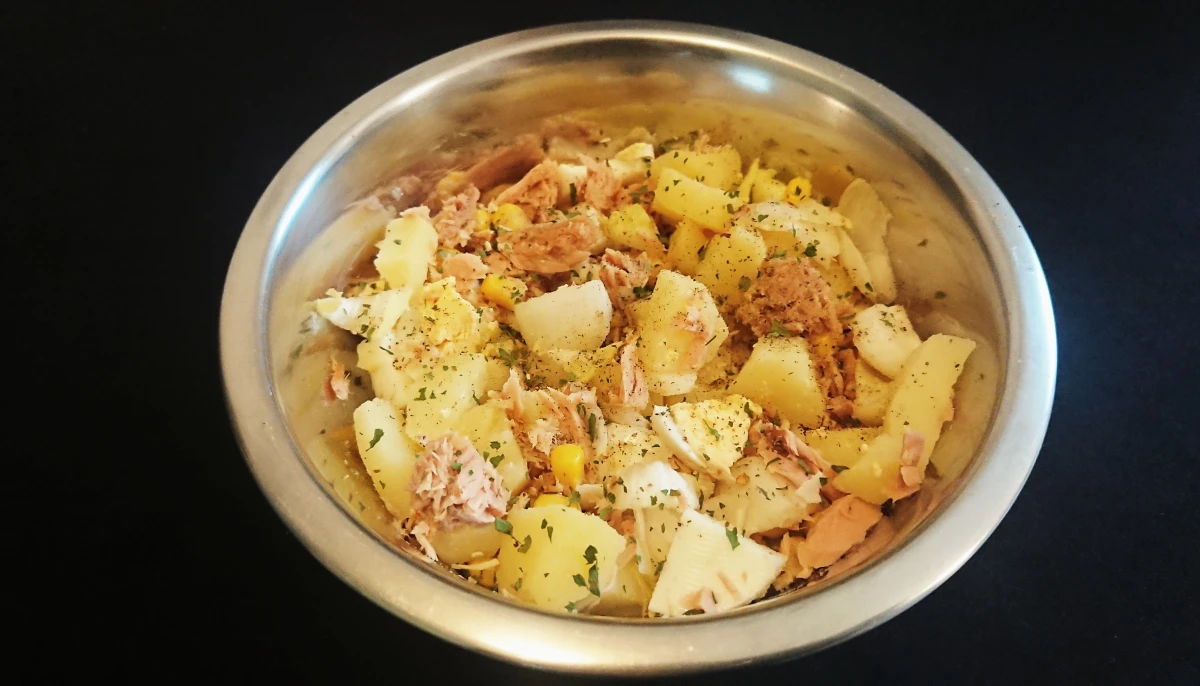 Salade composée endive/pommes de terre