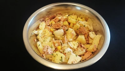 Salade composée endive/pommes de terre