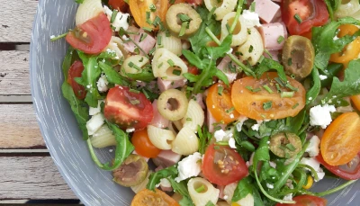 Salade composée pâtes