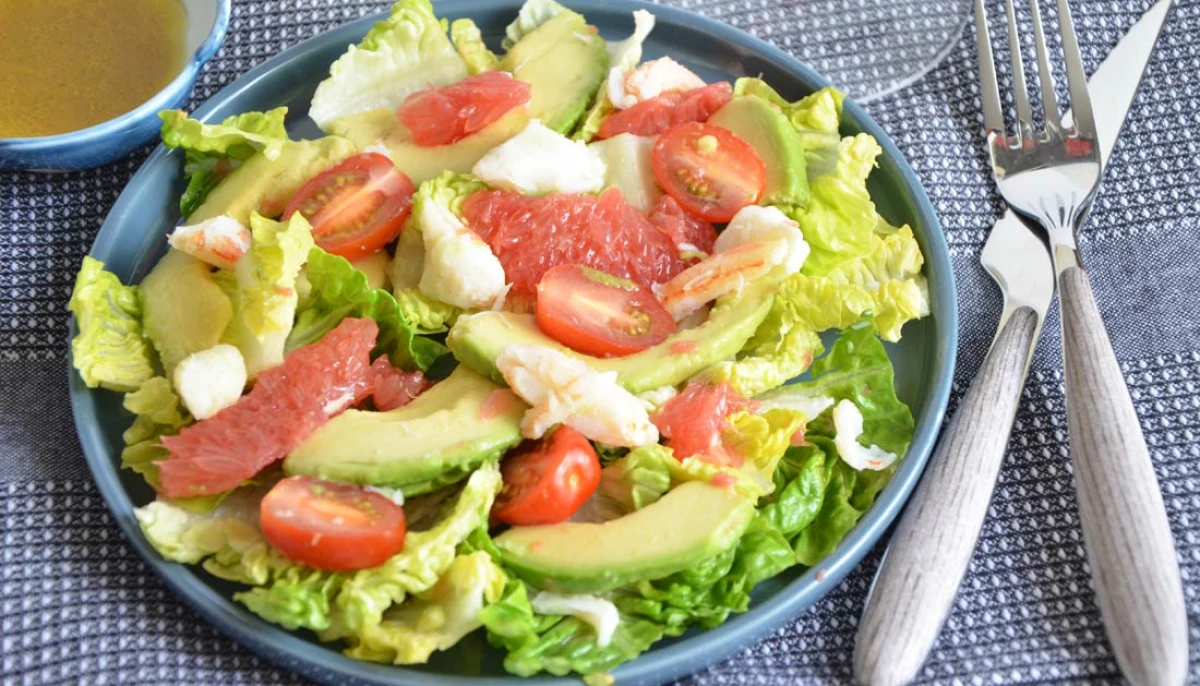 Salade d'avocats et pamplemousse ( recette light)