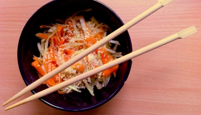 Salade de chou à la japonaise
