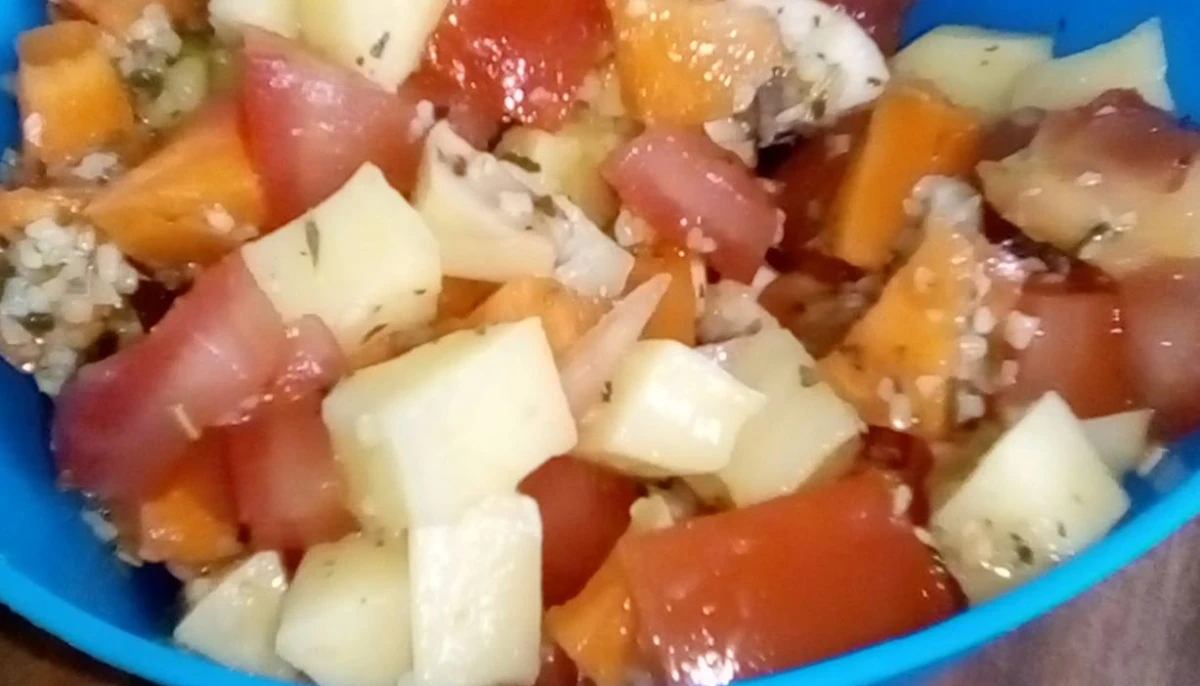 Salade de légumes crus