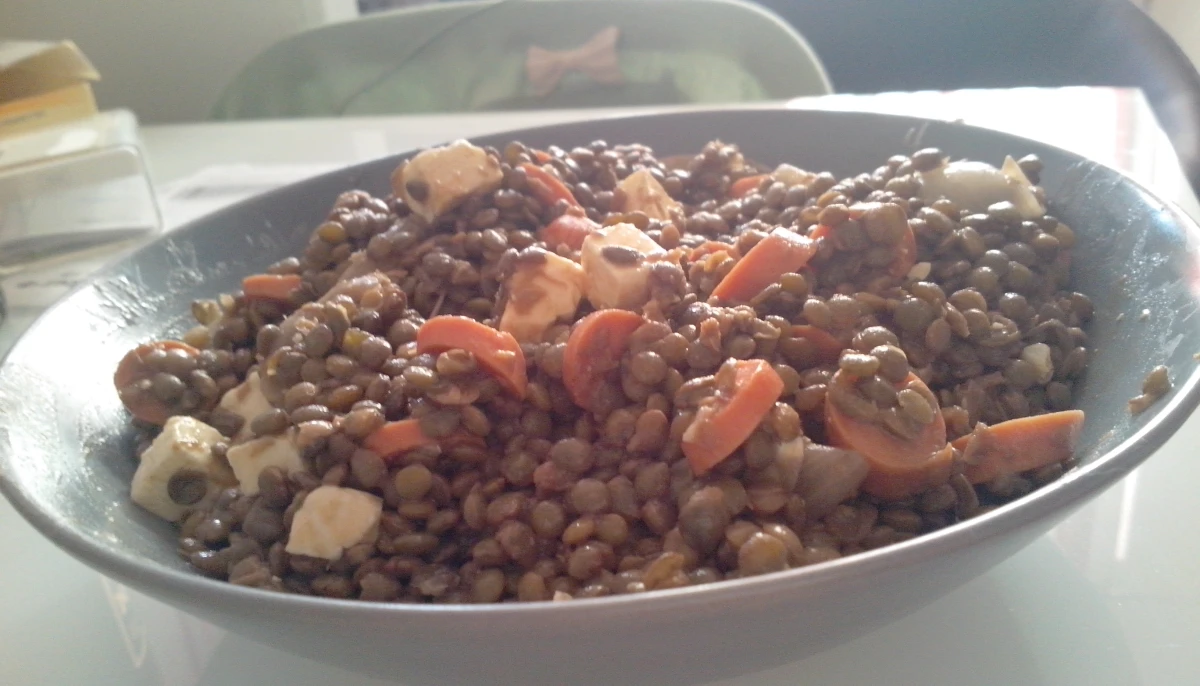 Salade de lentilles