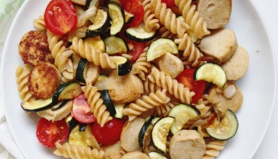 Salade de pâtes à la saucisse