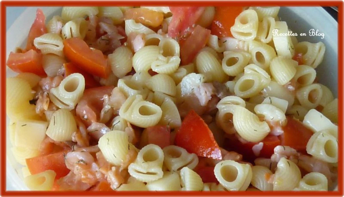 Salade de pâtes au Saumon