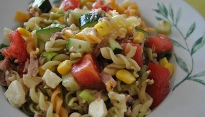 Salade de pâtes estivale