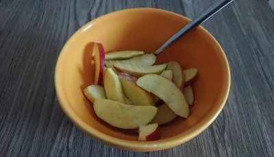 Salade de pommes express saveur noisettes