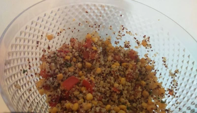 Salade de quinoa (à déguster chaud ou froid)
