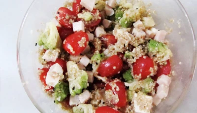 Salade de quinoa façon méditerranéenne