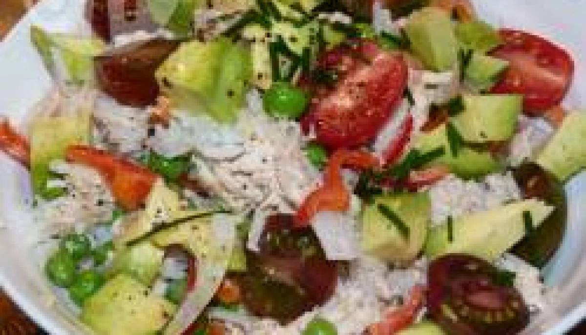 salade de riz 100 % healthy, 100% tasty