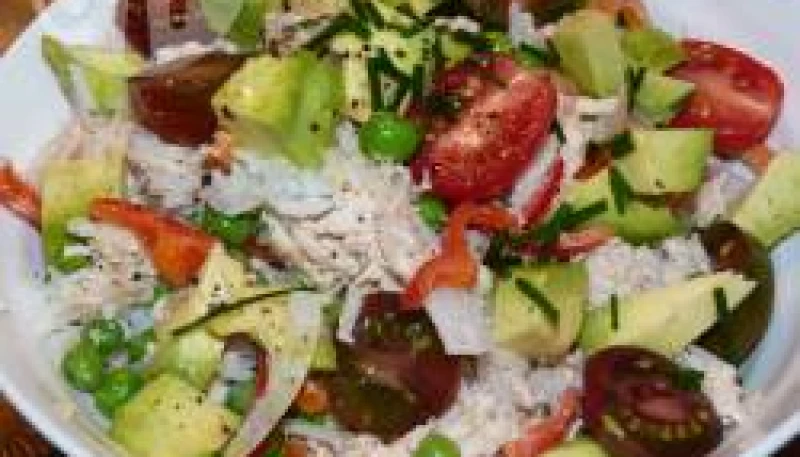 salade de riz 100 % healthy, 100% tasty