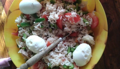 Salade de riz gourmande