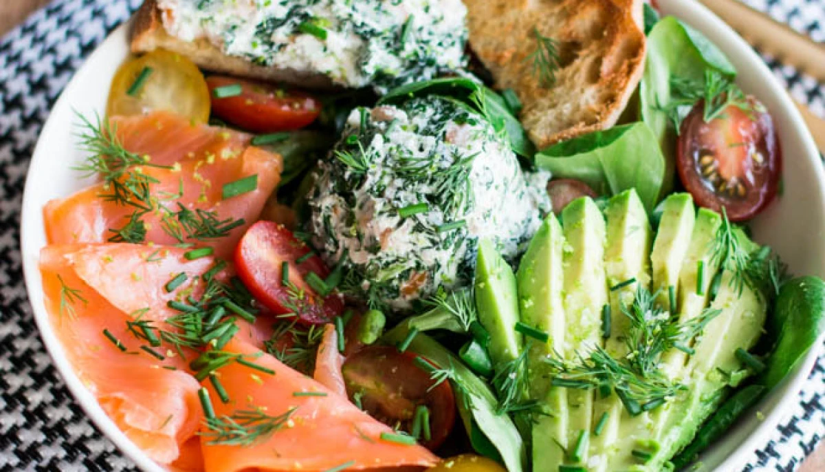 salade de saumon ( Noel healthy)