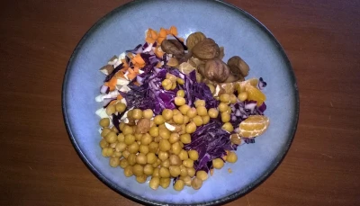 Salade hivernale au chou