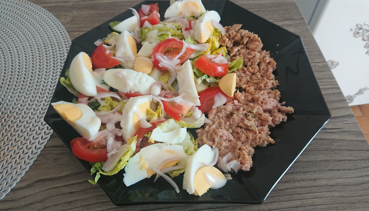 Salade légère au thon