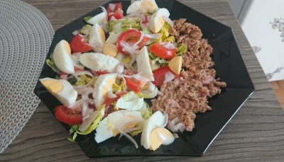 Salade légère au thon