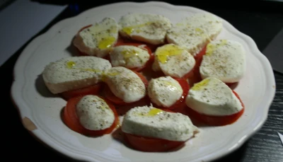Salade tomate mozza