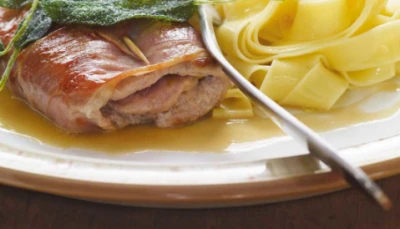 Saltimbocca à la sauge frite et au citron