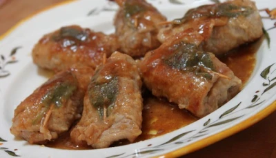 saltimbocca "alla a la romana" de la mamma