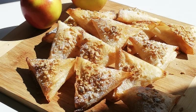 Samossas aux pommes caramélisées