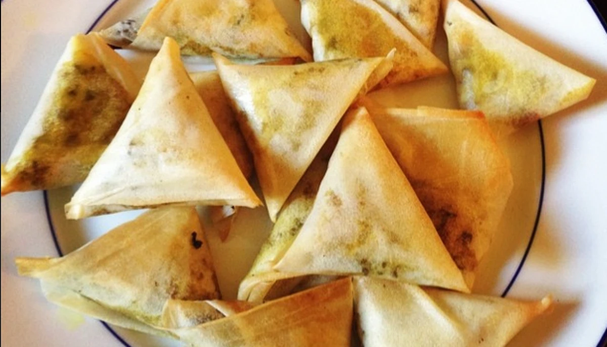 Samoussa au Boeuf et à la Menthe