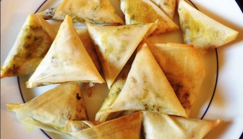 Samoussa au Boeuf et à la Menthe