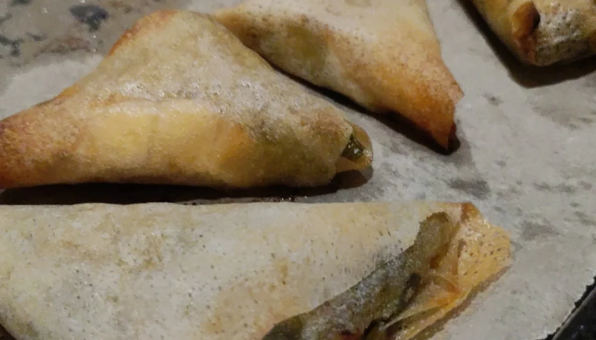 Samoussas poireaux chèvre