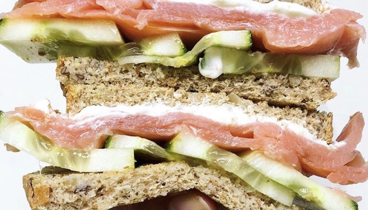 Sandwich au saumon