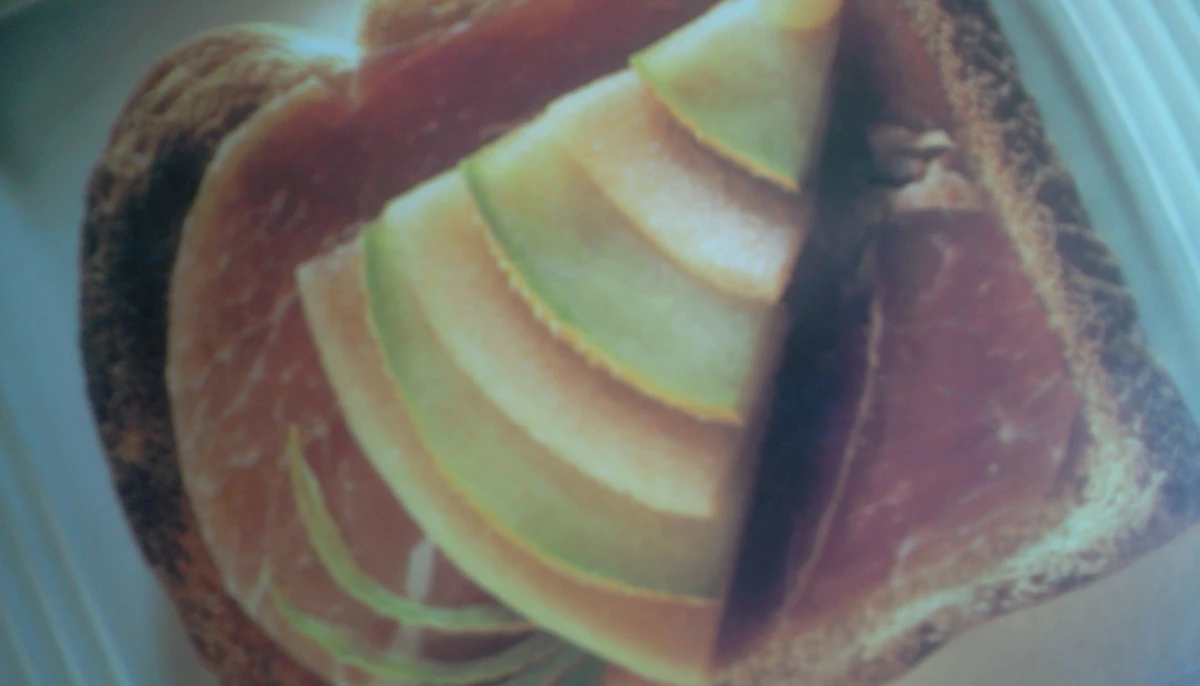 sandwich de parme au melon