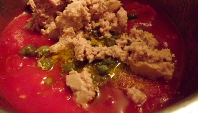 Sauce à la tomate et au thon