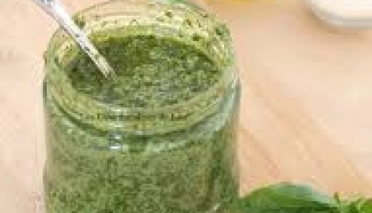 Sauce Pesto Verde express ( recette de famille)
