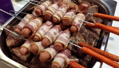 Saucisses au bacon