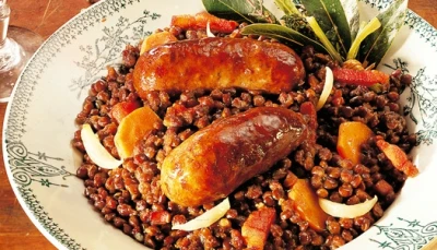 Saucisses-Lentilles